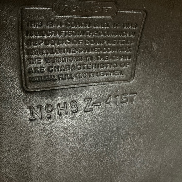 Coach Black Leather Shoulder Bag - Picture 2 of 3
